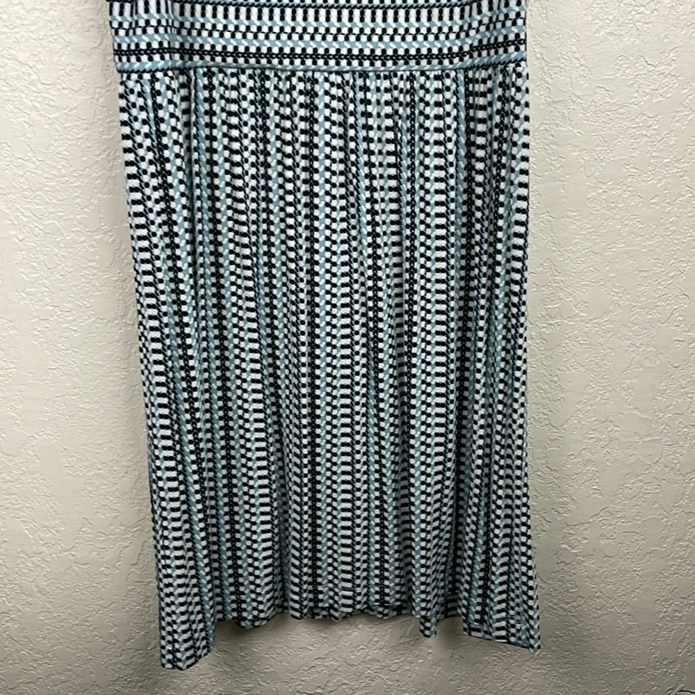 LOFT blue sleeveless dress - Picture 2 of 7
